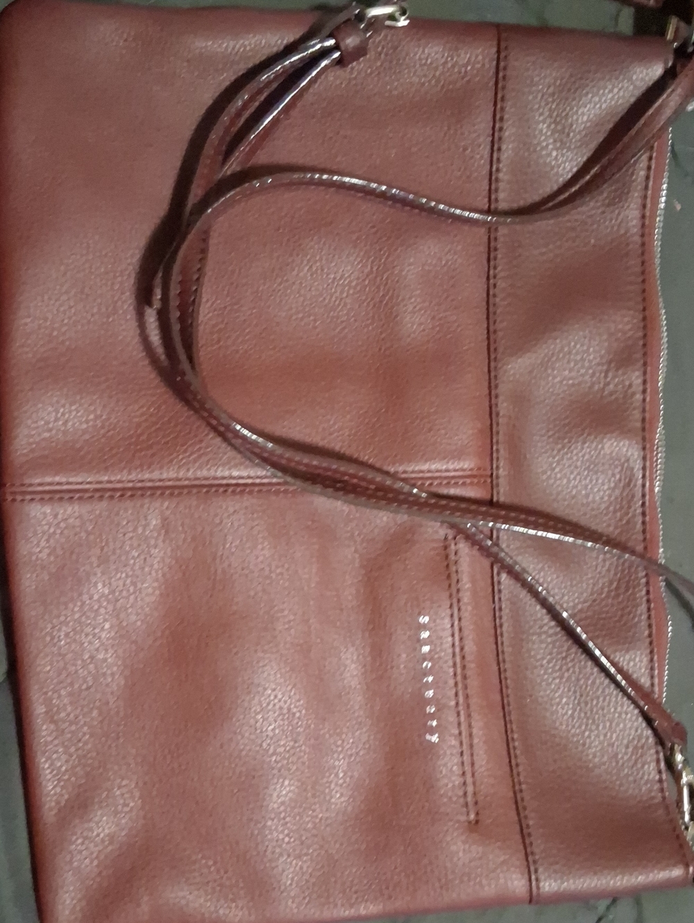 Women's Classic Maroon Leather Crossbody Bag